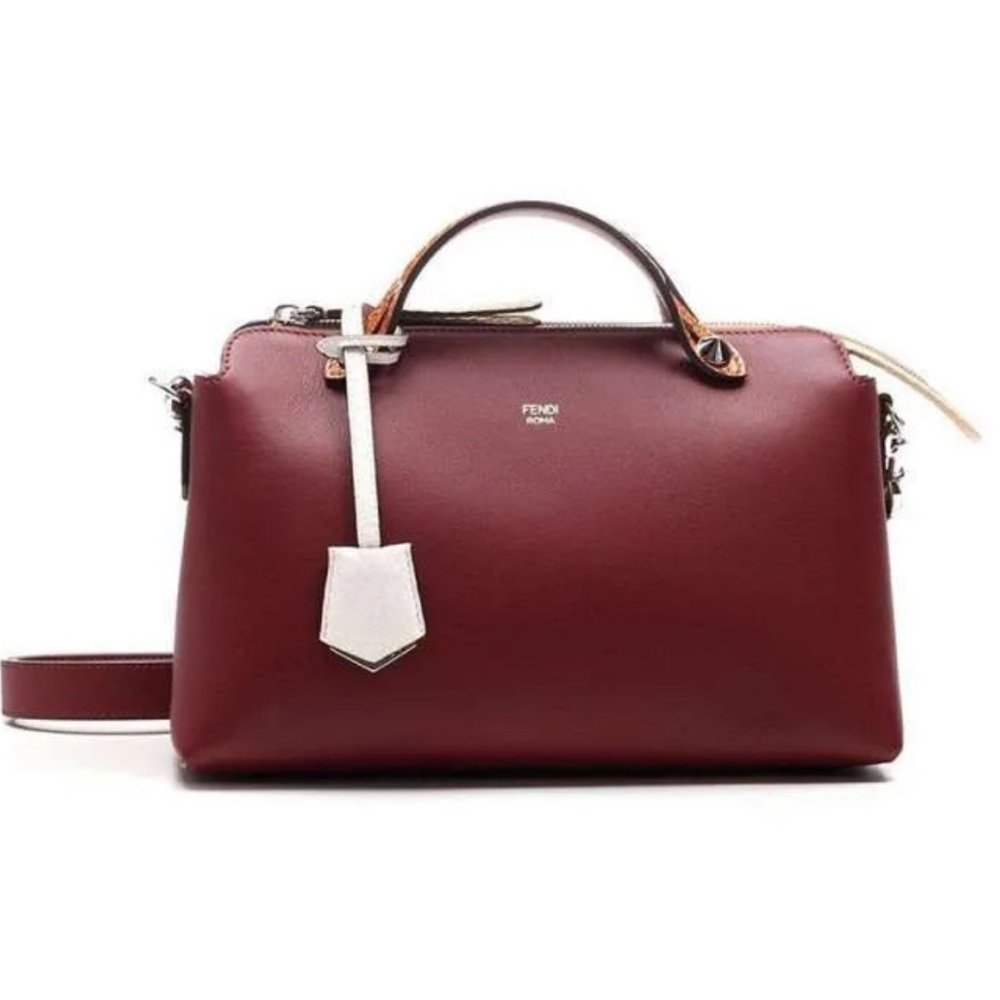 ❌SOLDto fashionphile❌Fendi By the way with snakeskin satchel - Picture 1 of 15
